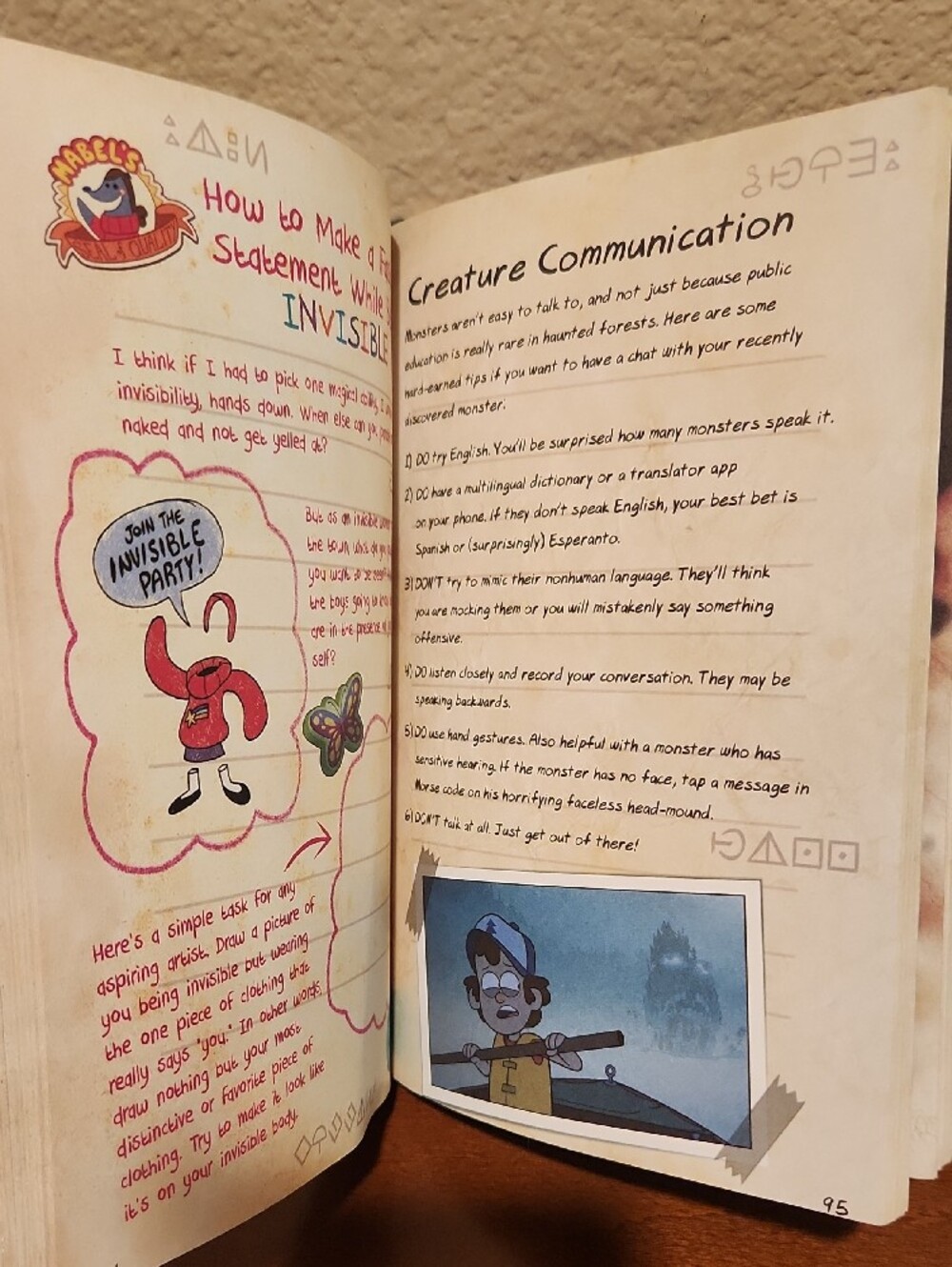 Gravity Falls Books: Journal 3 & Dipper's Guide to Mystery - Picture 4 of 11